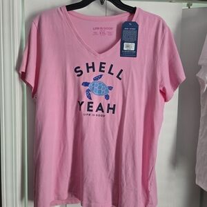 NWTLife is Good Pink Graphic T-Shirt